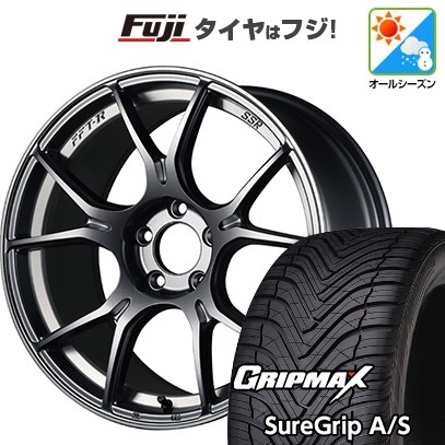 新品国産車用 5穴114.3車 オールシーズンタイヤ ホイール4本セット 215/50R18 グリップマックス シュアグリップ オールシーズン(限定) SSR GT GTX02 18インチ
