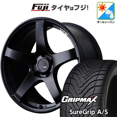 新品国産車用 5穴114.3車 オールシーズンタイヤ ホイール4本セット 225/55R18 グリップマックス シュアグリップ オールシーズン(限定) SSR GT GTV01 18インチ