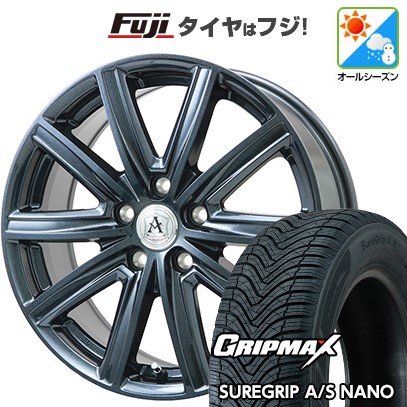 ライズ（ハイブリッド） オールシーズンタイヤ ホイール4本セット 195/65R16 GRIPMAX シュアグリップAS ナノ テクノピア アフロディーテ MZ 16インチ