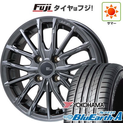 【新品 軽自動車】ソリオ ハスラー 夏タイヤ ホイール4本セット 165/70R14 ヨコハマ ブルーアース A(AE50) ブランドルライン DF 10M ハイパーグレー 14インチ : fuji 21721 144592 28266 28266 : フジコーポレーション