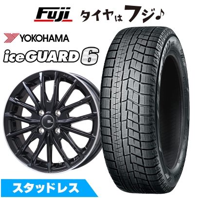 【新品国産車用 4穴100車】 スタッドレスタイヤ ホイール4本セット 175/60R15 ヨコハマ アイスガード シックスIG60 ブランドルライン DF-10M 15インチ