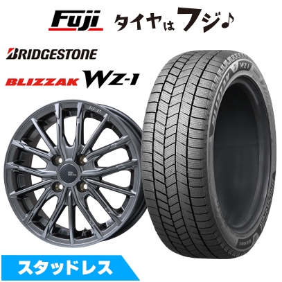 ブリザック - 【新品】シエンタ 2022- スタッドレスタイヤ 銀輪4本仕かける 185/65R15 ブリヂストン WZ-1 ブランドルライン DF-10M 5.5J 15in