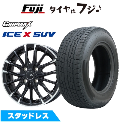 【新品国産車用 5穴114.3車】 スタッドレスタイヤ ホイール4本セット 235/55R18 グリップマックス アイスX SUV BSW(限定) ブランドルライン DF-10M 18インチ