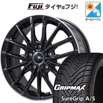 新品国産車用 5穴114.3車 オールシーズンタイヤ ホイール4本セット 215/50R18 GRIP MAX シュアグリップ オールシーズン ブランドルライン DF-10M 18インチ