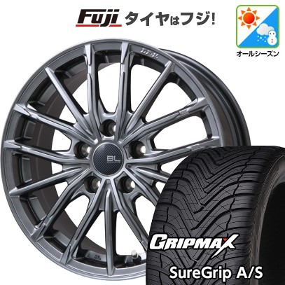 新品国産車用 5穴114.3車 オールシーズンタイヤ ホイール4本セット 215/50R18 GRIP MAX シュアグリップ オールシーズン ブランドルライン DF-10M 18インチ