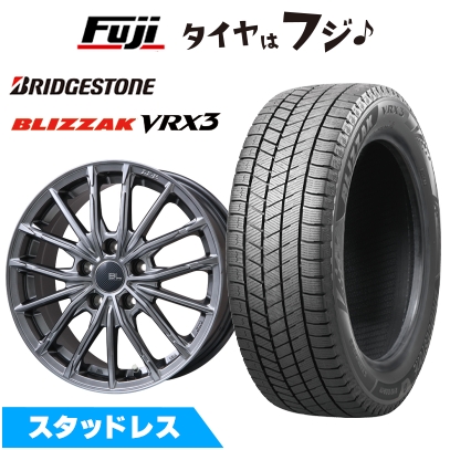 【新品】GRヤリス等 スタッドレスタイヤ ホイール4本セット ブリヂストン ブリザック VRX3 225/40R18 ブランドルライン DF-10M 7.5J 18インチ