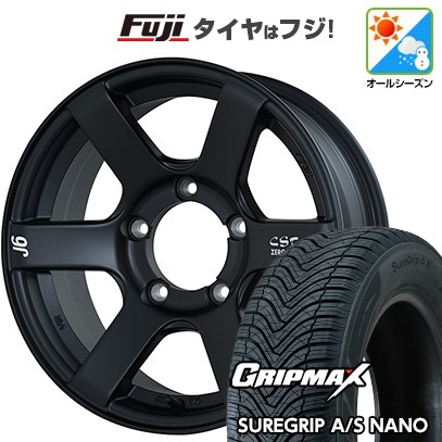 【新品】ジムニー オールシーズンタイヤ ホイール4本セット 175/80R16 グリップマックス シュアグリップA/S ナノ ドゥオール CST ZERO-1 ハイパーJ6 16インチ