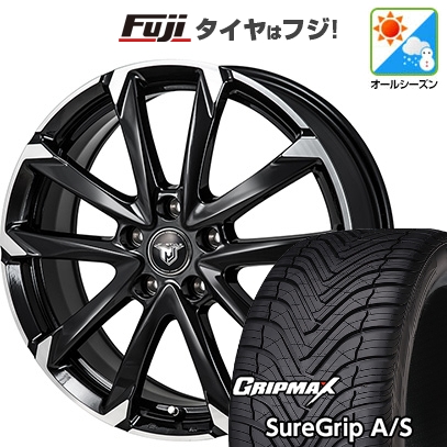 【新品国産車用5穴114.3】 | オールシーズンタイヤ ホイール4本セット | 225/45R18 | グリップマックス Sure Grip AS | JPスタイル MJ-V 18インチ