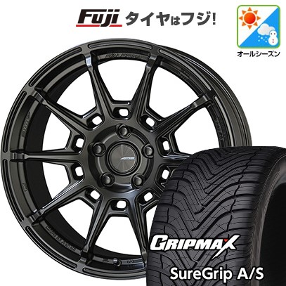 新品国産車用 5穴114.3車 オールシーズンタイヤ ホイール4本セット 225/55R19 グリップマックス シュアグリップA/S(限定) 共豊 ガレルナ レフィーノ 19インチ
