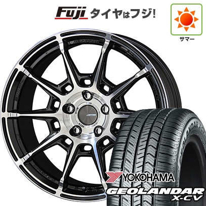 GEOLANDAR - 【新品国産車用5穴114.3】 | 夏タイア 車輪4本仕掛ける | 225/45R19 | ヨコハマ ジオランダー X-CV G057 | 共豊 ガレルナ レフィーノ | 8J 19in タイヤ、ホイール-車、バイク、自転車-夏タイヤ、ホイールセット