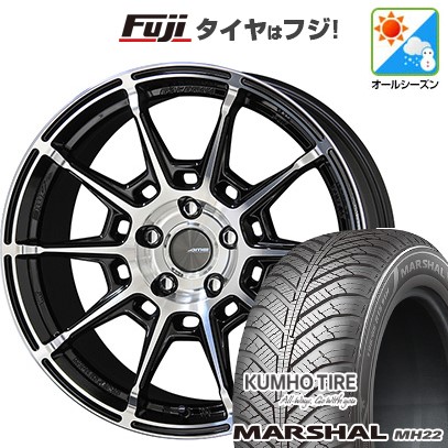 新品国産車用 5穴114.3車 オールシーズンタイヤ ホイール４本セット 235/55R18 クムホ マーシャル MH22(限定) 共豊 ガレルナ レフィーノ 18インチ