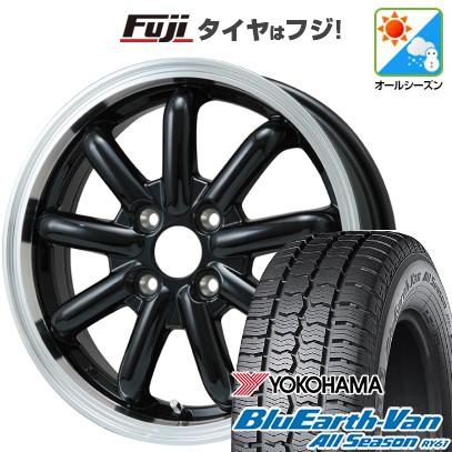 BluEarth 【新品 軽自動車】軽トラ オールシーズンタイヤ ホイール4本 