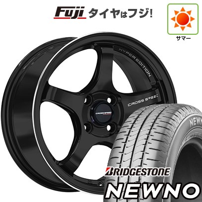 新品 N-BOX タント スペーシア 夏タイヤ ホイール４本セット 155/65R14 ブリヂストン ニューノ(限定) クロススピード ハイパーエディションCR5 14インチ