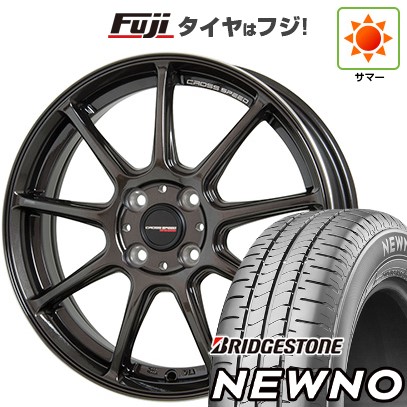 新品 N-BOX タント スペーシア 夏タイヤ ホイール４本セット 155/65R14 ブリヂストン ニューノ(限定) クロススピード ハイパーエディションRS9 14インチ