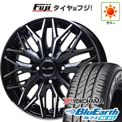【新品 軽自動車】 夏タイヤ ホイール4本セット 165/55R14 ヨコハマ ブルーアース AE-01 ホットスタッフ プレシャス アスト M3(限定)  14インチ