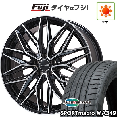 【新品国産車用5穴100】 | 夏タイヤ ホイール4本セット | 225/40R18 | ミレバー MA349 | ホットスタッフ プレシャス アストM3【限定】 | 7.5J 18インチ
