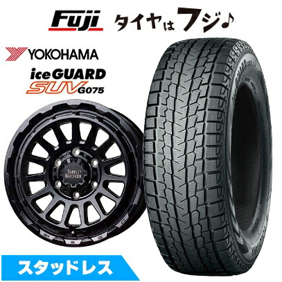 【新品】ランクル300 スタッドレスタイヤ ホイール4本セット 265/55R20 ヨコハマ アイスガード SUV G075 バークレイハードロック リザード 8.5J 20インチ