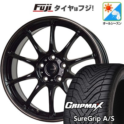 【新品国産車用 5穴114.3車】 オールシーズンタイヤ ホイール4本セット 235/50R18 GRIP MAX シュアグリップ オールシーズン(限定) ジースピード P-07 18インチ