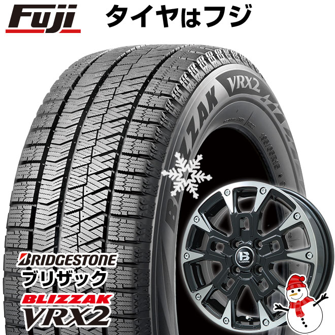 ソリオ スタッドレスタイヤ ホイール4本セット 165/70R14 ブリヂストン ブリザック VRX2 ビッグウエイ B-LUGNAS BRD 14インチ ※コンパクトカー装着不可 | ブリザック VRX2