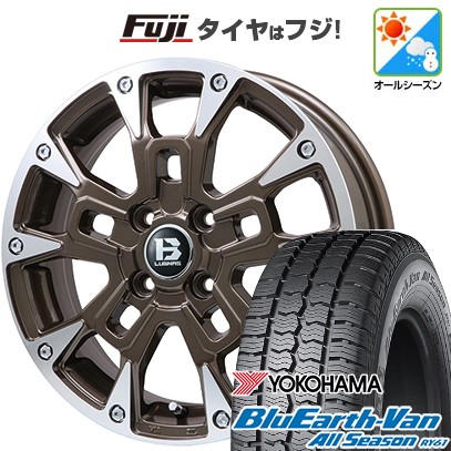 BluEarth - 【新品 軽自動車】軽虎 オール時期タイア 車輪4本仕掛ける 145/80R12 80/78N ヨコハマ 青碧地びた Van RY61 ビッグウエイ B-LUGNAS BRD 12in オールシーズンタイヤ、ホイールセット-自動車-車、バイク、自転車
