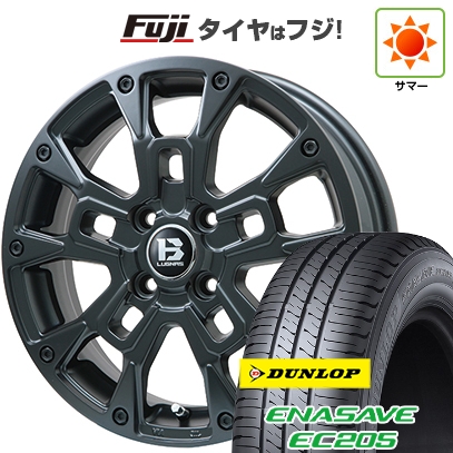 【新品 軽自動車】エブリイワゴン | 夏タイヤ ホイール4本セット | 165/60R14 | ダンロップ エナセーブ EC205 | ビッグウエイ B-LUGNAS BRD | 4.5J 14インチ