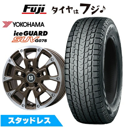 【新品国産車用 5穴114.3車】 スタッドレスタイヤ ホイール4本セット 235/70R16 ヨコハマ アイスガード SUV G075 ビッグウエイ B-LUGNAS BRD  16インチ