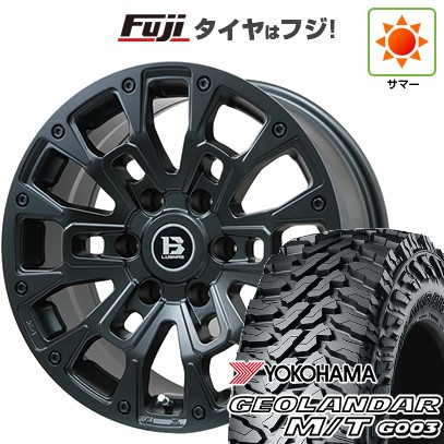 【新品国産6穴139.7車】 夏タイヤ ホイール4本セット 275/65R18 ヨコハマ ジオランダー M/T G003 ビッグウエイ B LUGNAS BRD(マットブラック) 18インチ : fuji 16581 146675 39273 39273 : フジコーポレーション