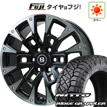 【新品国産車用 6穴139.7車】 夏タイヤ ホイール4本セット 265/50R20 ニットー リッジグラップラー ビッグウエイ B-LUGNAS BRD  20インチ