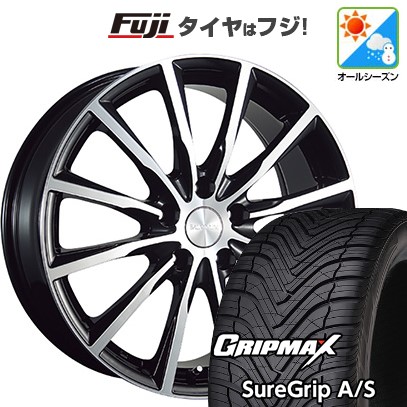 グリップマックス - 【新品国産車用 5穴114.3車】 オール時期タイア 車輪４本仕掛ける 225/45R18 SUREGRIP A/S ブリヂストン バルミナ A12 18in 車、バイク、自転車-タイヤ、ホイール