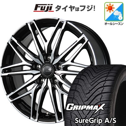 新品国産車用 5穴114.3車 オールシーズンタイヤ ホイール4本セット 225/45R18 GRIP MAX シュアグリップ オールシーズン(限定) トピー セレブロ WA45 18インチ