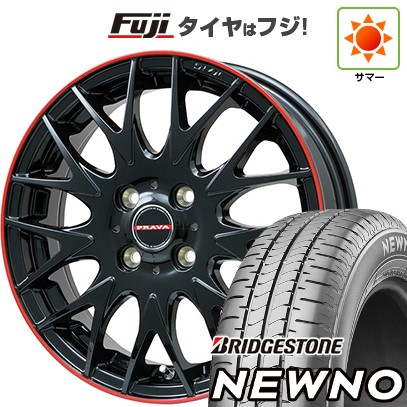 【新品 軽自動車】N-BOX タント スペーシア 夏タイヤ ホイール4本セット 155/65R14 ブリヂストン ニューノ(限定) ビッグウエイ LEYSEEN プラバ9MJrII 14インチ