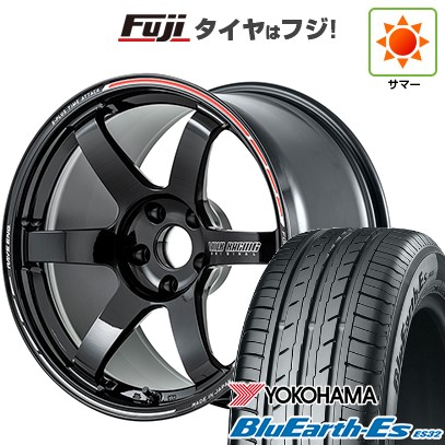 【新品国産5穴114.3車】 夏タイヤ ホイール４本セット 225/45R18 ヨコハマ ブルーアース ES32 レイズ TE37 サーガ S plus TIME ATTACK 18インチ : fuji 1261 147203 35469 35469 : フジコーポレーション