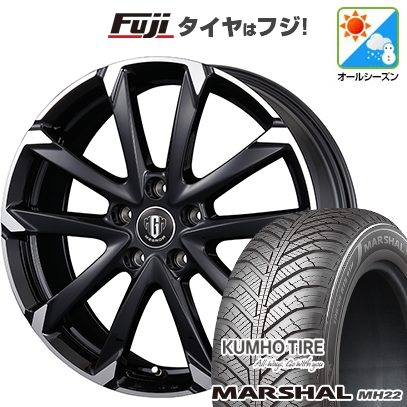 【新品国産車用5穴114.3】 | オールシーズンタイヤ ホイール4本セット | 225/60R17 | マーシャル MH22(限定) | コーセイ MZ-GROW C52S | 7J 17インチ