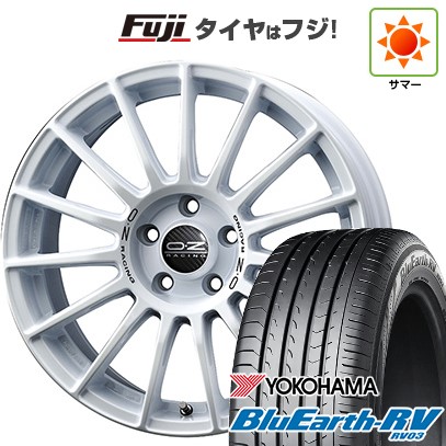 【パンク保証付き】【新品国産5穴114.3車】 夏タイヤ ホイール４本セット 225/50R18 ヨコハマ ブルーアース RV 03 OZ スーパーツーリズモ LM 18インチ : fuji 1301 148408 36869 36869 : フジコーポレーション