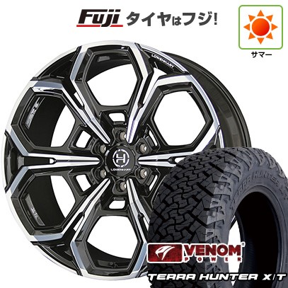 【新品】ランクル300 夏タイア 車輪4本仕掛ける 285/45R22 ヴェノムパワー テラ狩り人X/T BSW(押さえる) レーベンハート FLG-1 22in 夏タイヤ、ホイールセット-自動車