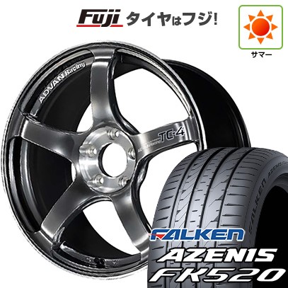 【新品国産車用 5穴114.3車】 夏タイヤ ホイール４本セット 225/50R18 ファルケン アゼニス FK520L ヨコハマ アドバンレーシング TC4 SE 18インチ