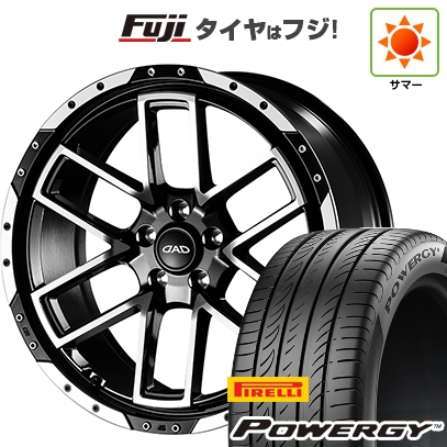 【新品国産車用5穴114.3】 | 夏タイヤ ホイール4本セット | 245/45R19 | ピレリ パワジー | ギャルソン ツェンレイン ヴォーグ | 7.5J 19インチ
