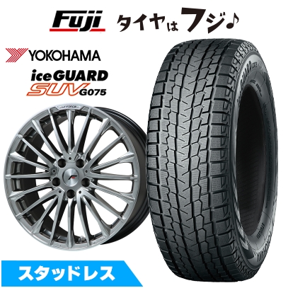 新品 クラウンスポーツ/クラウンエステート スタッドレスタイヤ ホイール4本セット 235/60R18 iceGUARD SUV G075 LF-FORCE R14ボルト 7.5J 18インチ