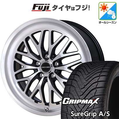 【新品国産車用 5穴114.3車】 オールシーズンタイヤ ホイール4本セット 235/50R18 GRIP MAX シュアグリップ A/S(限定) モンツァ ジェクシス GM210 18インチ