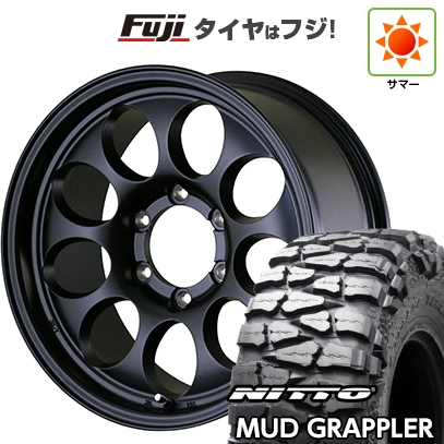 新品 プラド/ハイラックス | サマータイヤ ホイール4本セット | 35X12.5R17 | ニットー マッドグラップラー | フェニーチェ クロスXC9 | 17インチ