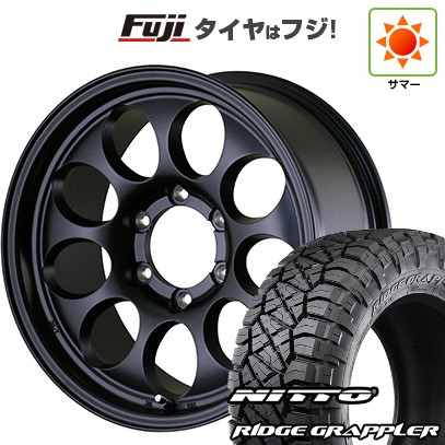 【新品国産車用 6穴139.7車】 夏タイヤ ホイール4本セット 285/70R17 ニットー リッジグラップラー アルジェノン フェニーチェ クロスXC9 17インチ