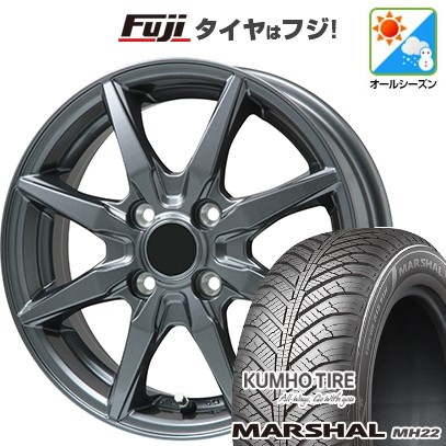 新品 N-BOX タント スペーシア オールシーズンタイヤ ホイール4本セット 155/65R14 クムホ マーシャル MH22  オールシーズン(限定) ブランドル CJ28 14インチ : fuji-21721-149827-42224-42224 : フジコーポレーション -  通販 - Yahoo!ショッピング