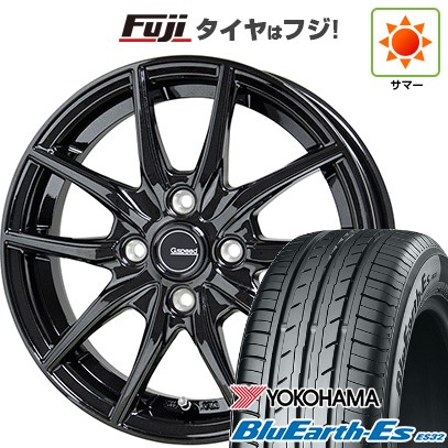 【新品国産4穴100車】 夏タイヤ ホイール4本セット 185/65R14 ヨコハマ ブルーアース ES32 ホットスタッフ ジースピード G 02【限定】 14インチ : fuji 21961 150393 35546 35546 : フジコーポレーション