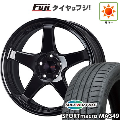 LE MANS 新品国産車用 5穴114.3車 夏タイヤ ホイール4本セット 215 