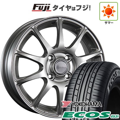 ECOS - 日本製 【新品 軽自動車】 朱夏タイア 車輪4本仕掛ける 165/55R14 ヨコハマ エコス ES31 ブリヂストン エコ形状 SE-23 14in 夏タイヤ、ホイールセット-タイヤ、ホイール