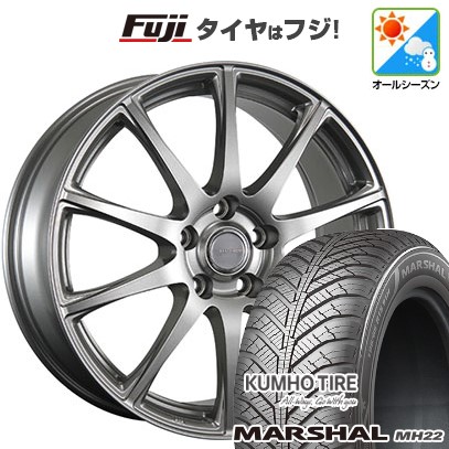 【新品国産車用 5穴114.3車】 オールシーズンタイヤ ホイール４本セット 235/55R18 クムホ マーシャル MH22(限定) ブリヂストン エコフォルム SE-23 18インチ