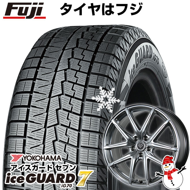 新品 40系アルファード/ヴェルファイア用 スタッドレスタイヤ ホイール4本セット 225/65R17 ヨコハマ アイスガード7 IG70 ロンギヌス RE-X トヨタ用 17インチ