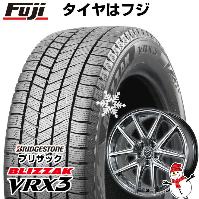 新品 クラウンスポーツ/クラウンエステート スタッドレスタイヤ ホイール4本セット 235/60R18 ブリザック VRX3 トピー ロンギヌス RE-X トヨタ車専用 18インチ