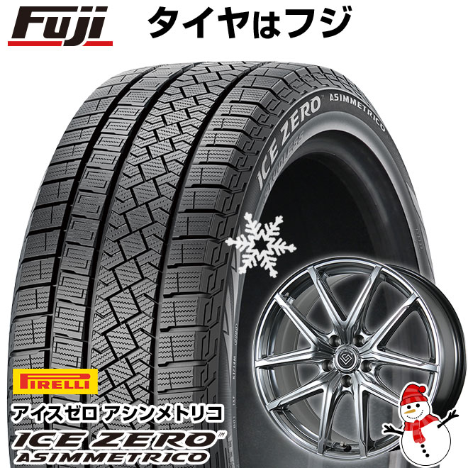 新品 40系アルファード スタッドレスタイヤ ホイール4本セット 225/60R18 アイスゼロアシンメトリコ ロンギヌス RE-X トヨタ・レクサス用 18インチ