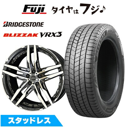 新品 40系アルファード/ヴェルファイア用 スタッドレスタイヤ ホイール4本セット 225/60R18 BRIDGESTONE ブリザック VRX3 共豊 シャレン RG【限定】 18インチ
